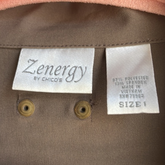 Zenergy by Chico Khaki Light walking Jacket . - Picture 9 of 9